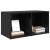 Cabinet TV Stejar negru Lemn compozit GartenMobel Dekor