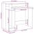 Birou cu raft Lemn vechi 97 x 45 x 90 cm Lemn compozit GartenMobel Dekor