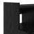 Birou cu raft Stejar negru 97 x 45 x 90 cm Lemn compozit GartenMobel Dekor