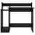 Birou cu raft Stejar negru 97 x 45 x 90 cm Lemn compozit GartenMobel Dekor