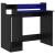 Birou cu raft Stejar negru 97 x 45 x 90 cm Lemn compozit GartenMobel Dekor
