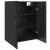 Dulap montat pe perete Negru 69.5 x 34 x 90 cm Lemn compozit GartenMobel Dekor