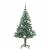 Brad Crăciun artificial, 150 LED/globuri/zăpadă pufoasă, 120 cm GartenMobel Dekor