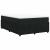 Pat box spring cu saltea, negru, 140x200 cm, catifea GartenMobel Dekor