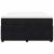 Pat box spring cu saltea, negru, 140x200 cm, catifea GartenMobel Dekor