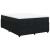 Pat box spring cu saltea, negru, 140x200 cm, catifea GartenMobel Dekor