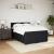 Pat box spring cu saltea, negru, 140x200 cm, catifea GartenMobel Dekor