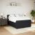 Pat box spring cu saltea, negru, 140x200 cm, catifea GartenMobel Dekor