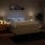 Pat box spring cu saltea, crem, 200x200 cm, textil GartenMobel Dekor