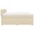 Pat box spring cu saltea, crem, 200x200 cm, textil GartenMobel Dekor