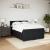 Pat box spring cu saltea, negru, 140x200 cm, catifea GartenMobel Dekor