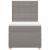 Pat box spring cu saltea, gri taupe, 100x200 cm, textil GartenMobel Dekor