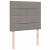 Pat box spring cu saltea, gri taupe, 120x200 cm, textil GartenMobel Dekor