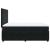 Pat box spring cu saltea, negru, 140x200 cm, catifea GartenMobel Dekor