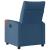 Fotoliu rabatabil electric, albastru, material textil GartenMobel Dekor