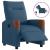 Fotoliu rabatabil electric, albastru, material textil GartenMobel Dekor