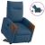 Fotoliu electric rabatabil cu ridicare, albastru, textil GartenMobel Dekor