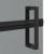 Perete de duș Walk-in Negru și transparent închis 90 x 190 cm GartenMobel Dekor