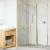 Perete de duș Walk-in Altele auriu și transparent 70 x 190 cm GartenMobel Dekor