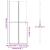 Perete de duș Walk-in Altele auriu și transparent 80 x 190 cm GartenMobel Dekor