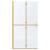 Perete de duș Walk-in Altele auriu și transparent 100 x 190 cm GartenMobel Dekor