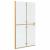 Perete de duș Walk-in Altele auriu și transparent 100 x 190 cm GartenMobel Dekor
