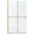 Perete de duș Walk-in Altele auriu și transparent 110 x 190 cm GartenMobel Dekor
