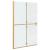 Perete de duș Walk-in Altele auriu și transparent 120 x 190 cm GartenMobel Dekor