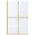 Perete de duș Walk-in Altele auriu și transparent 120 x 190 cm GartenMobel Dekor