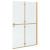 Perete de duș Walk-in Altele auriu și transparent 120 x 190 cm GartenMobel Dekor