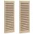 Uși de cabinet 2 pcs Maro 110 x 39.5 x 2.1 cm Lemn masiv de pin GartenMobel Dekor
