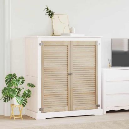Uși de cabinet 2 pcs Maro 110 x 49.5 x 2.1 cm Lemn masiv de pin GartenMobel Dekor
