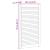 Uși de cabinet 2 pcs Maro 110 x 59.5 x 2.1 cm Lemn masiv de pin GartenMobel Dekor