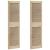 Uși de cabinet Altele cu ușă 2 pcs Maro 140.5 x 39.5 x 2.1 cm GartenMobel Dekor
