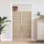 Uși de cabinet Altele cu ușă 2 pcs Maro 140.5 x 49.5 x 2.1 cm GartenMobel Dekor