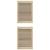 Uși de cabinet Altele cu ușă 2 pcs Maro 140.5 x 49.5 x 2.1 cm GartenMobel Dekor