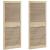 Uși de cabinet Altele cu ușă 2 pcs Maro 140.5 x 59.5 x 2.1 cm GartenMobel Dekor