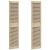 Uși de cabinet 2 pcs Maro 170 x 39.5 x 2.1 cm Lemn masiv de pin GartenMobel Dekor