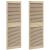 Uși de cabinet 2 pcs Maro 170 x 59.5 x 2.1 cm Lemn masiv de pin GartenMobel Dekor