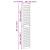 Uși de cabinet 2 pcs Maro 201 x 39.5 x 2.1 cm Lemn masiv de pin GartenMobel Dekor