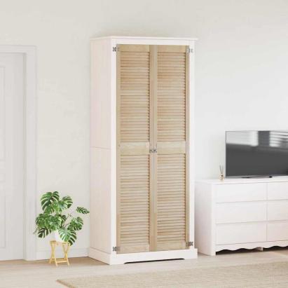 Uși de cabinet 2 pcs Maro 201 x 39.5 x 2.1 cm Lemn masiv de pin GartenMobel Dekor