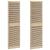 Uși de cabinet 2 pcs Maro 201 x 59.5 x 2.1 cm Lemn masiv de pin GartenMobel Dekor