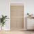 Uși de cabinet 2 pcs Maro 201 x 59.5 x 2.1 cm Lemn masiv de pin GartenMobel Dekor