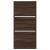 Pantofar, stejar maro, 60x21x125,5 cm, lemn compozit GartenMobel Dekor