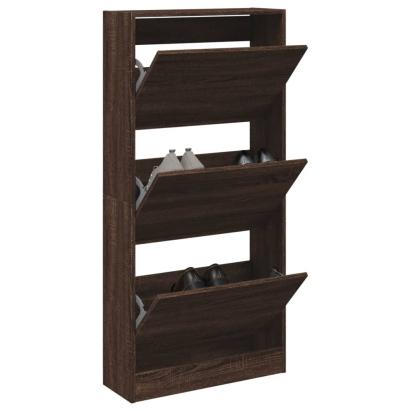 Pantofar, stejar maro, 60x21x125,5 cm, lemn compozit GartenMobel Dekor