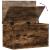 Cutie de depozitare, stejar fumuriu, 60x35x35 cm lemn prelucrat GartenMobel Dekor
