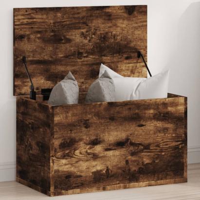 Cutie de depozitare, stejar fumuriu, 60x35x35 cm lemn prelucrat GartenMobel Dekor