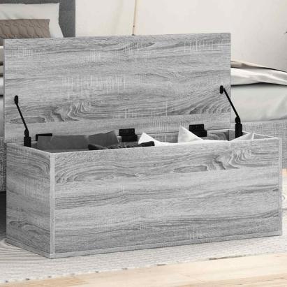Cutie de depozitare, gri sonoma, 90x35x35 cm, lemn prelucrat GartenMobel Dekor