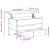 Măsuță de cafea stejar sonoma 85x50x50 cm lemn prelucrat/metal GartenMobel Dekor