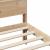 Cadru de pat cu headboard Maro 100 x 200 cm Lemn masiv de pin GartenMobel Dekor